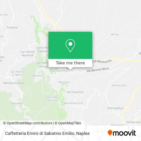 Caffetteria Emirò di Sabatino Emilio map