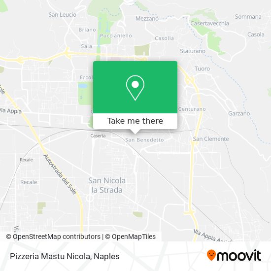 Pizzeria Mastu Nicola map