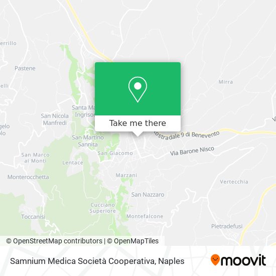 Samnium Medica Società Cooperativa map