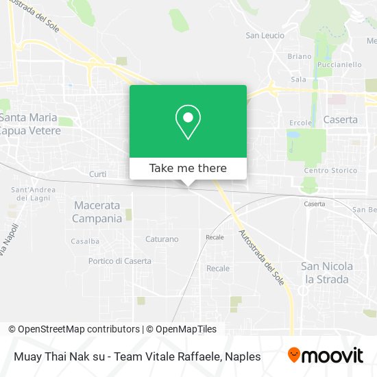 Muay Thai Nak su - Team Vitale Raffaele map