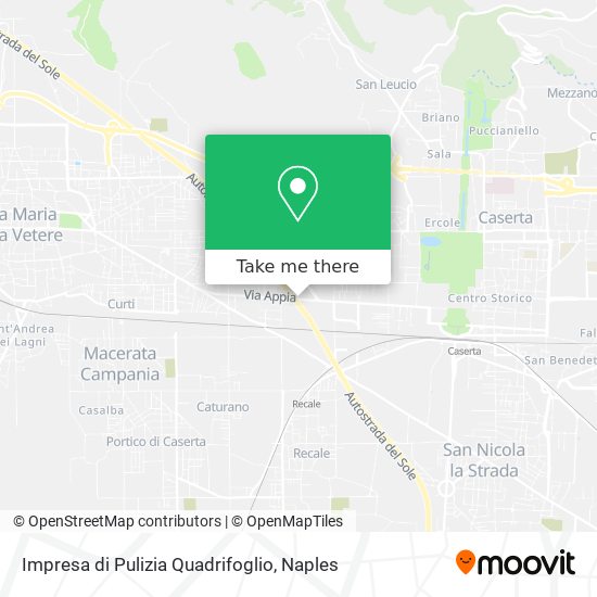 Impresa di Pulizia Quadrifoglio map
