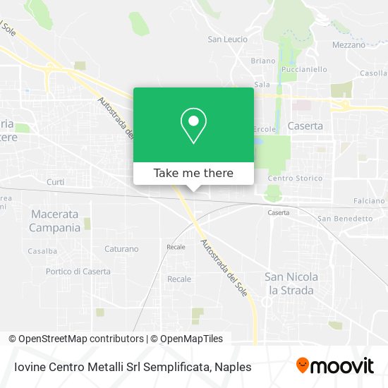 Iovine Centro Metalli Srl Semplificata map