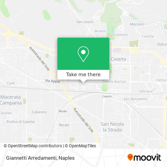 Giannetti Arredamenti map