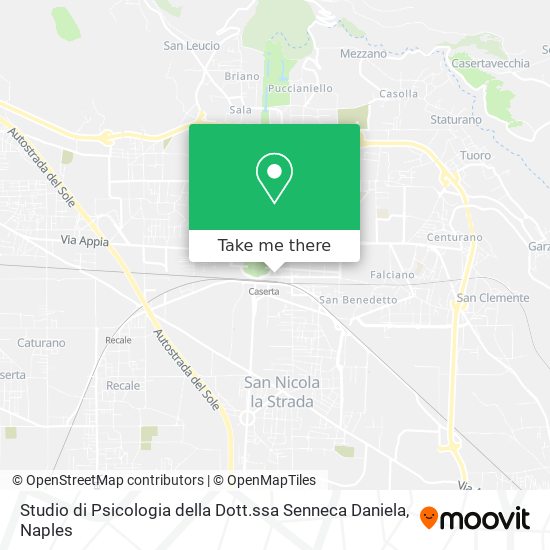 Studio di Psicologia della Dott.ssa Senneca Daniela map