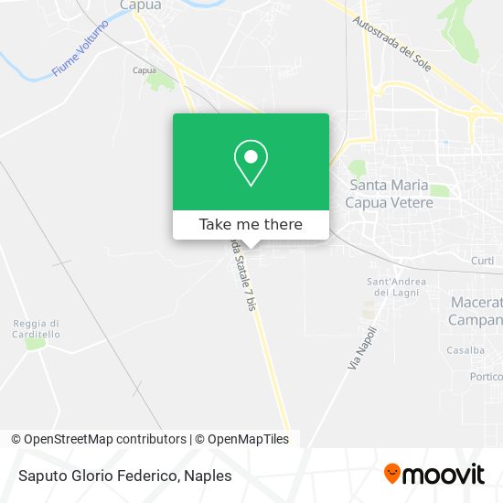 Saputo Glorio Federico map