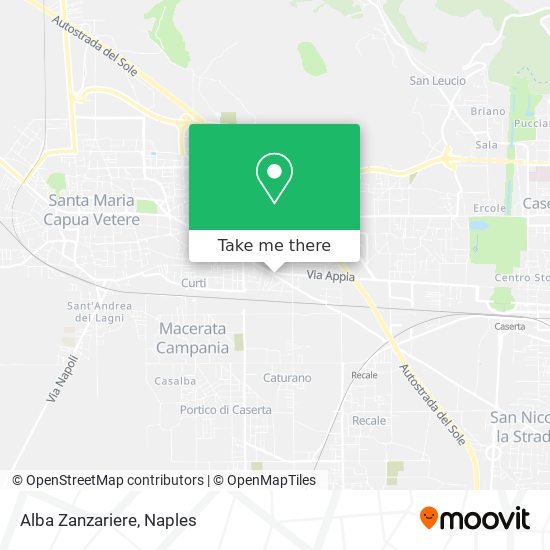 Alba Zanzariere map