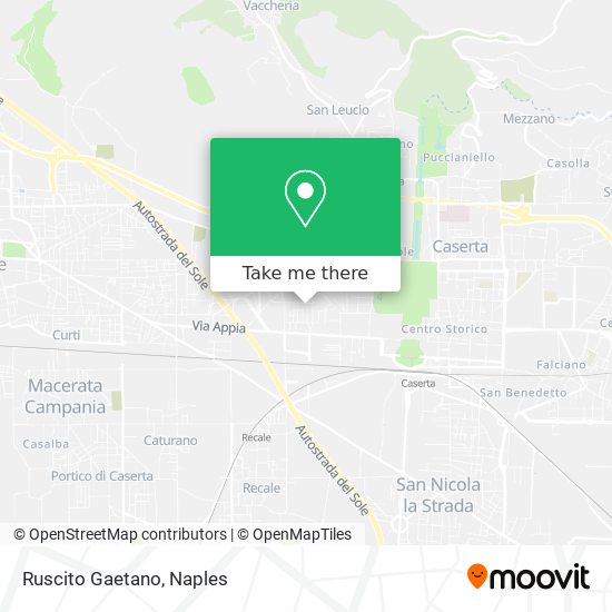 Ruscito Gaetano map
