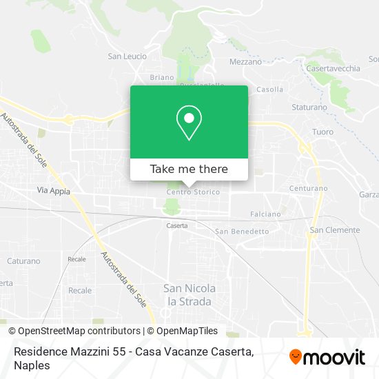 Residence Mazzini 55 - Casa Vacanze Caserta map