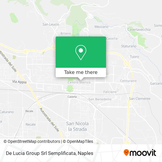 De Lucia Group Srl Semplificata map