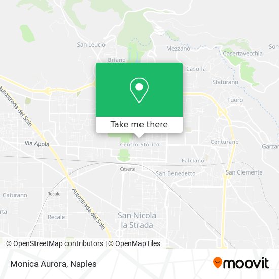 Monica Aurora map