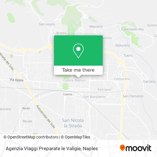 Agenzia Viaggi Preparate le Valigie map