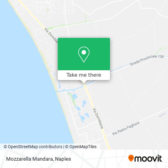 Mozzarella Mandara map