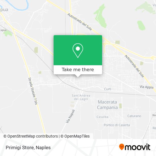 Primigi Store map