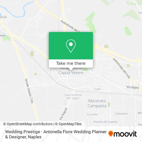 Wedding Prestige - Antonella Fiore Wedding Planner & Designer map