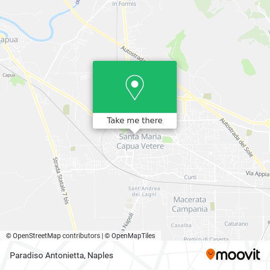 Paradiso Antonietta map