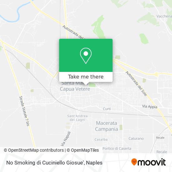 No Smoking di Cuciniello Giosue' map