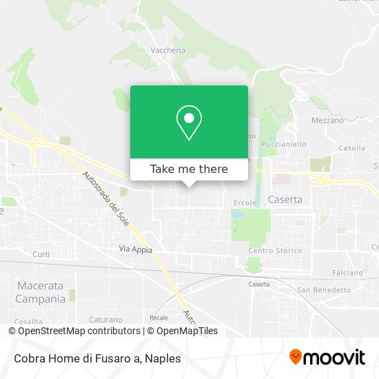 Cobra Home di Fusaro a map