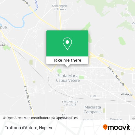 Trattoria d'Autore map