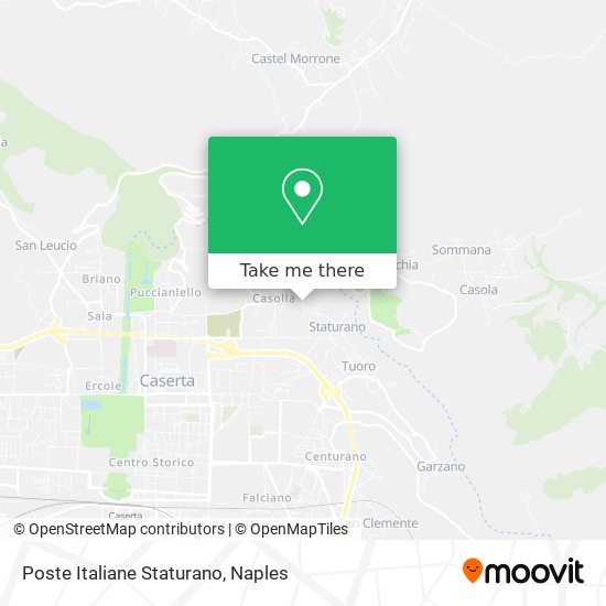 Poste Italiane Staturano map