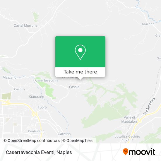 Casertavecchia Eventi map