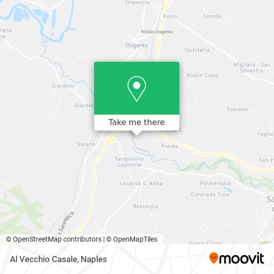 Al Vecchio Casale map