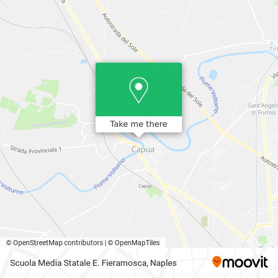 Scuola Media Statale E. Fieramosca map