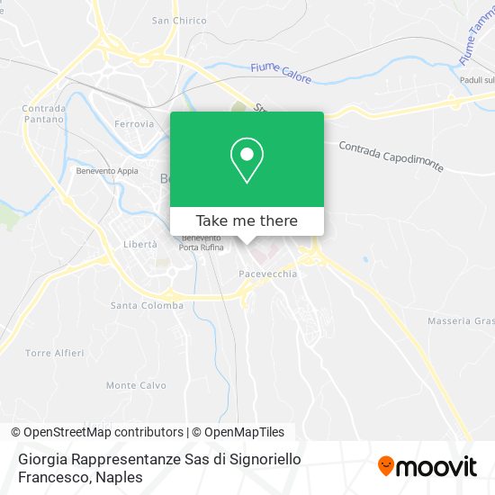 Giorgia Rappresentanze Sas di Signoriello Francesco map