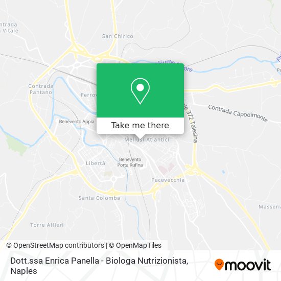 Dott.ssa Enrica Panella - Biologa Nutrizionista map