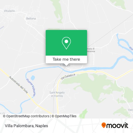 Villa Palombara map