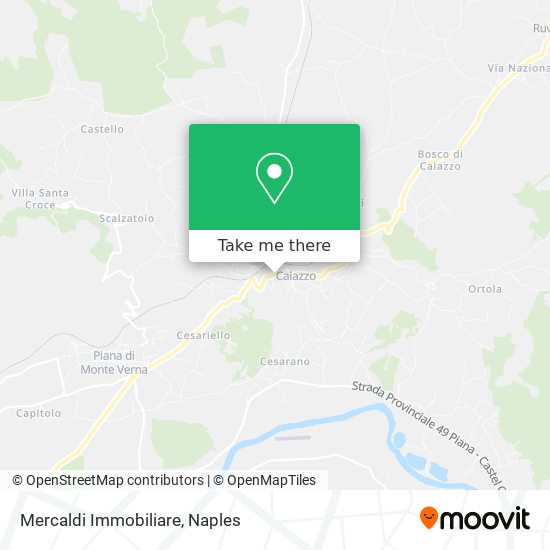 Mercaldi Immobiliare map