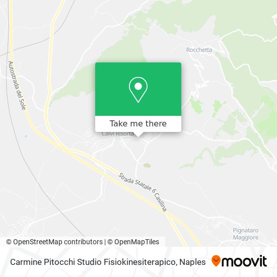 Carmine Pitocchi Studio Fisiokinesiterapico map