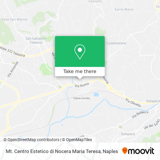 Mt. Centro Estetico di Nocera Maria Teresa map