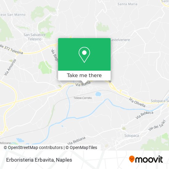 Erboristeria Erbavita map