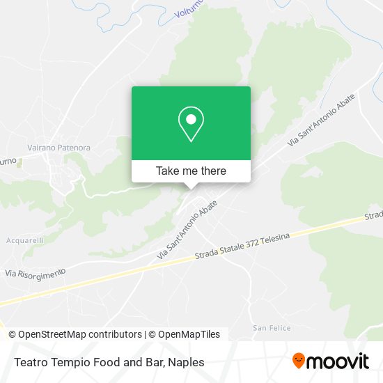 Teatro Tempio Food and Bar map