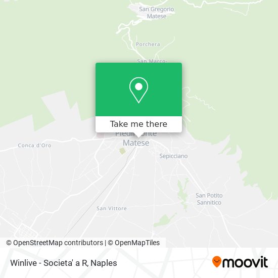 Winlive - Societa' a R map