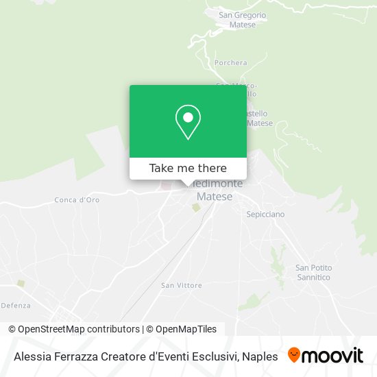 Alessia Ferrazza Creatore d'Eventi Esclusivi map