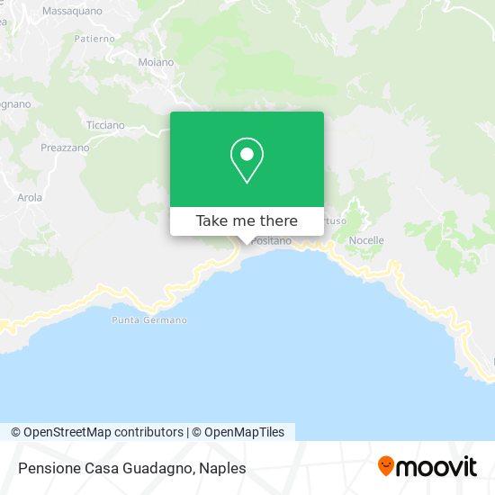 Pensione Casa Guadagno map