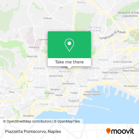 Piazzetta Pontecorvo map