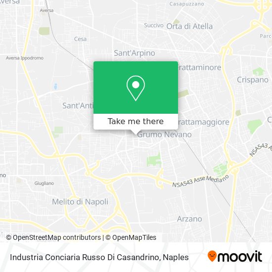 Industria Conciaria Russo Di Casandrino map