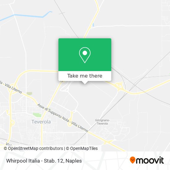 Whirpool Italia - Stab. 12 map
