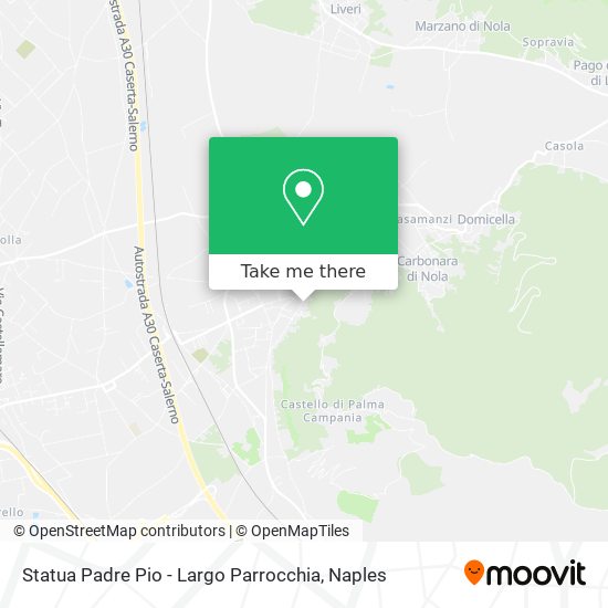 Statua Padre Pio - Largo Parrocchia map
