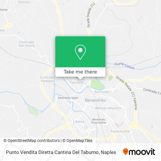 Punto Vendita Diretta Cantina Del Taburno map