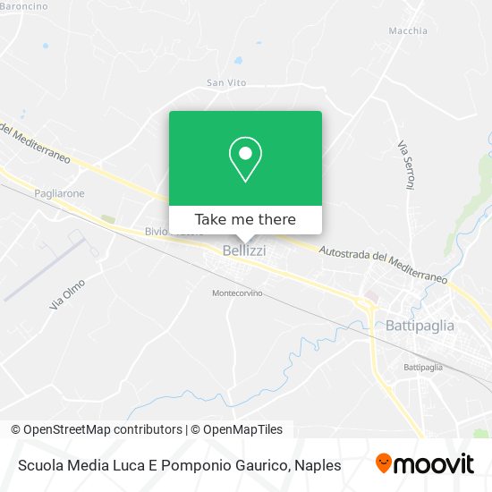 Scuola Media Luca E Pomponio Gaurico map