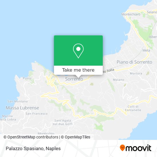 Palazzo Spasiano map
