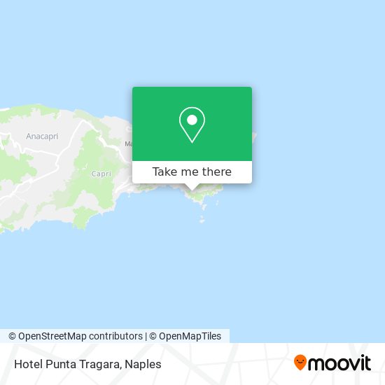 Hotel Punta Tragara map