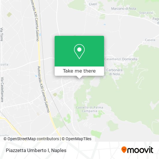 Piazzetta Umberto I map