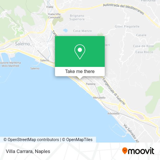Villa Carrara map