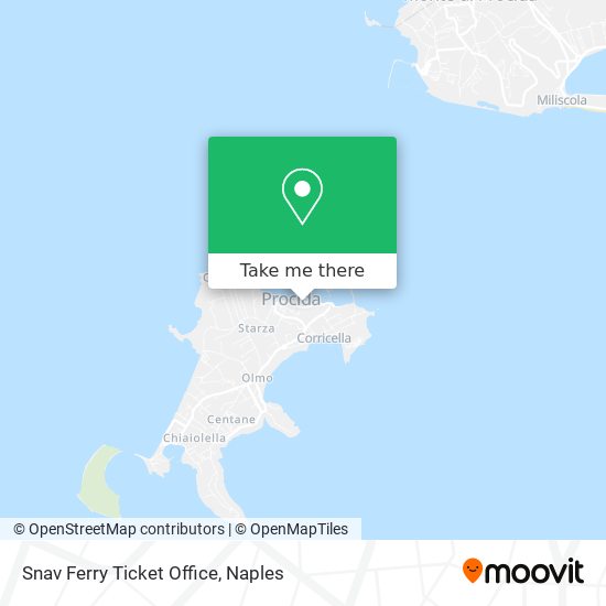 Snav Ferry Ticket Office map