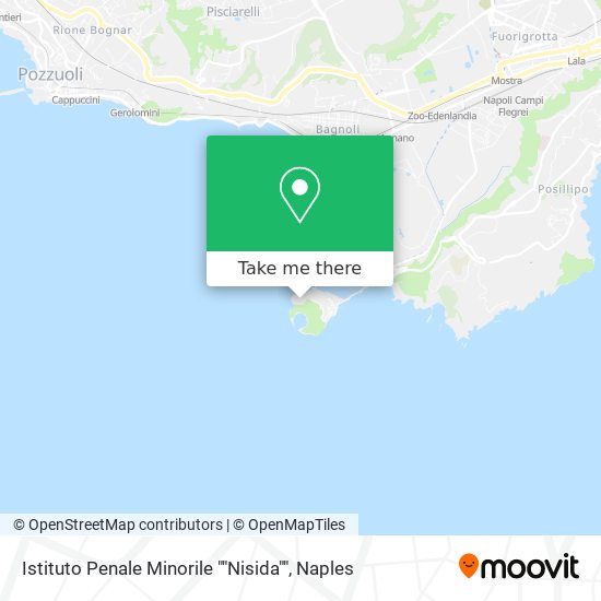 Istituto Penale Minorile ""Nisida"" map