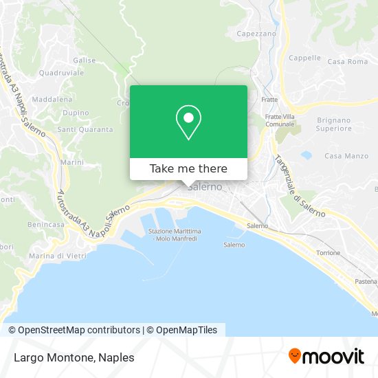 Largo Montone map